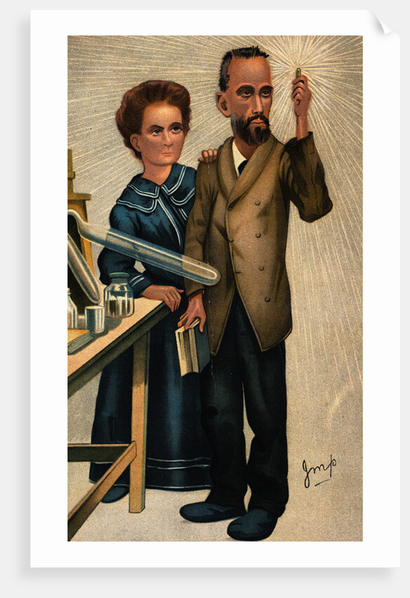 Madame Curie and Husband by Anonymous
