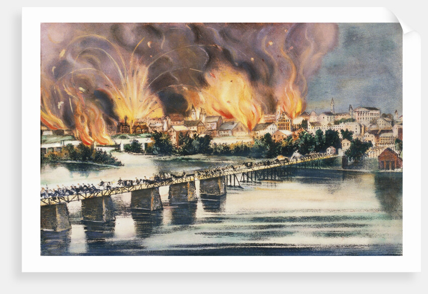 The Fall of Richmond by Currier & Ives