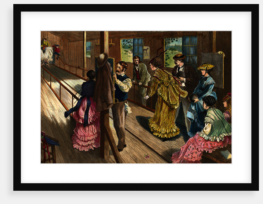 Patrons During Early Bowling Game by Anonymous