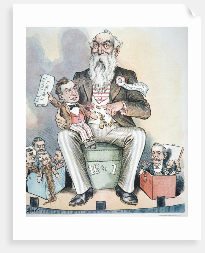 Ventriloquist Holding a Dummy by Anonymous