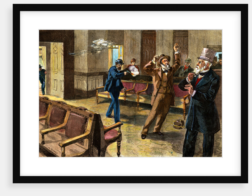 Assassination Attempt on President James Garfield by Anonymous
