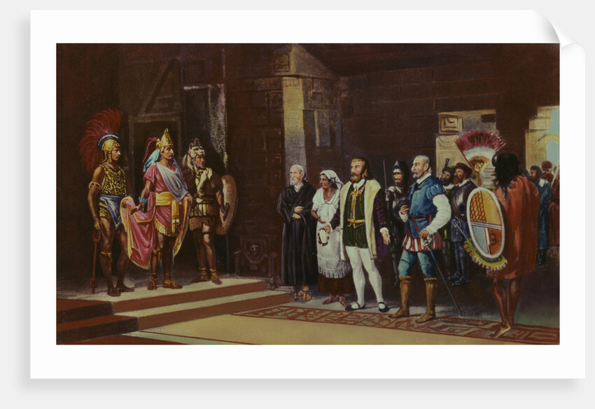 First Visit of Cortez to Montezuma by Anonymous