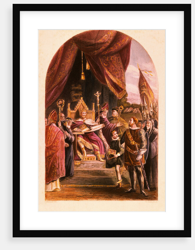 King John Sealing the Magna Carta by Anonymous