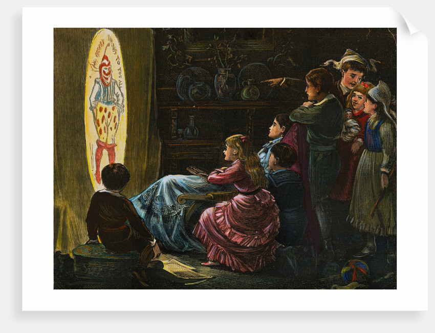 Children Viewing Picture by Anonymous