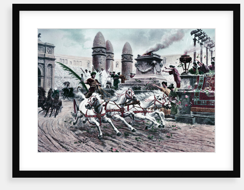 Roman Circus During Chariot Race by Anonymous