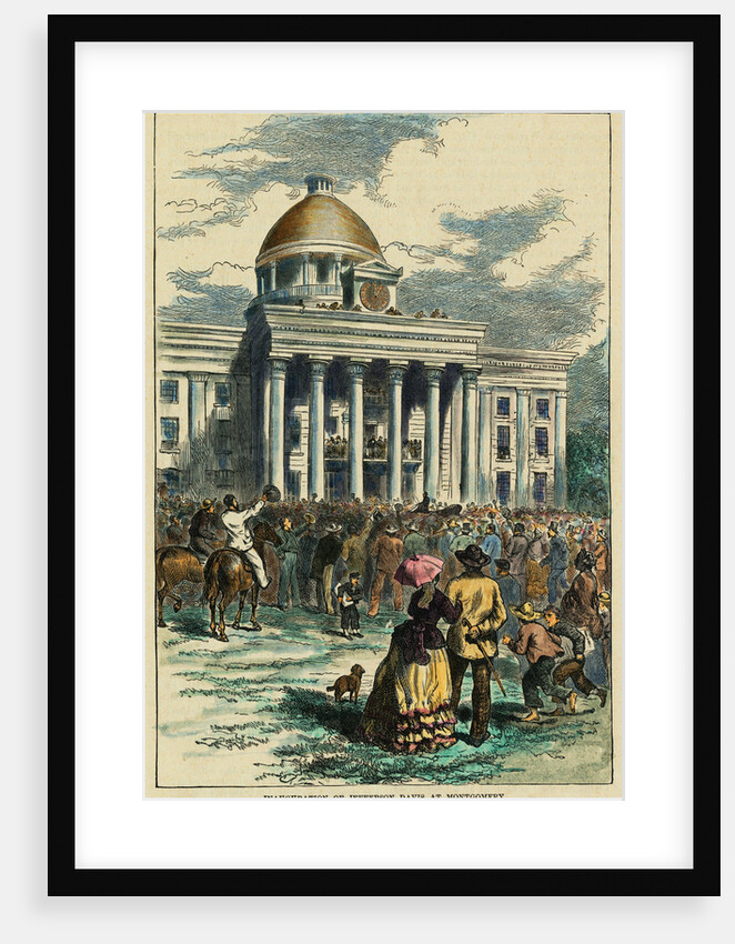 Inauguration of Jefferson Davis at Montgomery by Anonymous