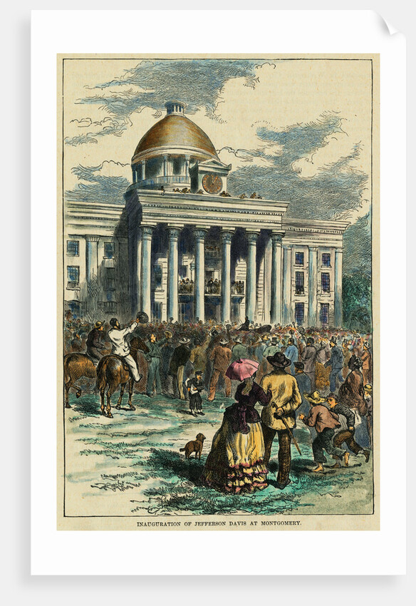 Inauguration of Jefferson Davis at Montgomery by Anonymous
