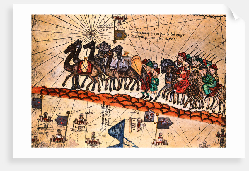 Niccolo and Maffeo Polo with Caravan by Anonymous
