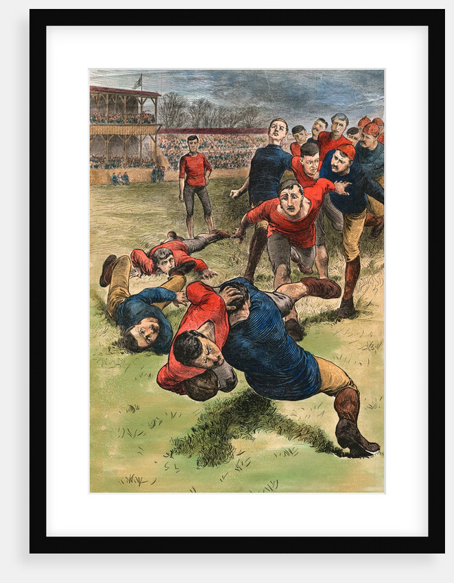 Illustration on Early Scenes of Football by Anonymous