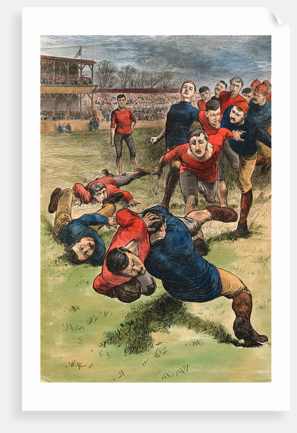 Illustration on Early Scenes of Football by Anonymous