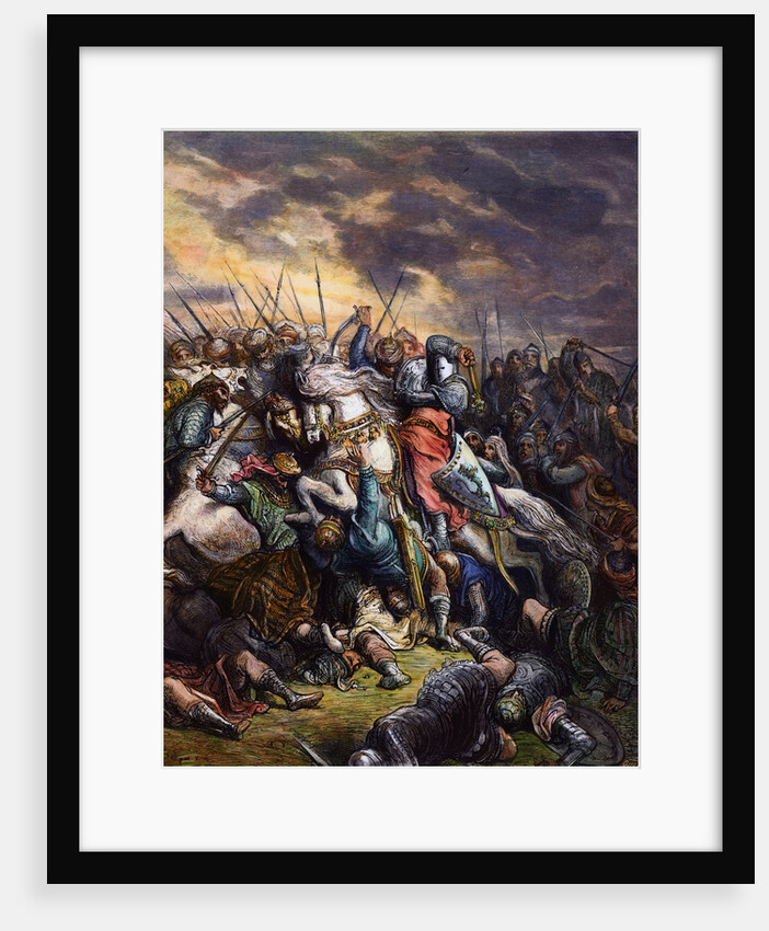 Richard I Leading Crusaders in Battle by Anonymous