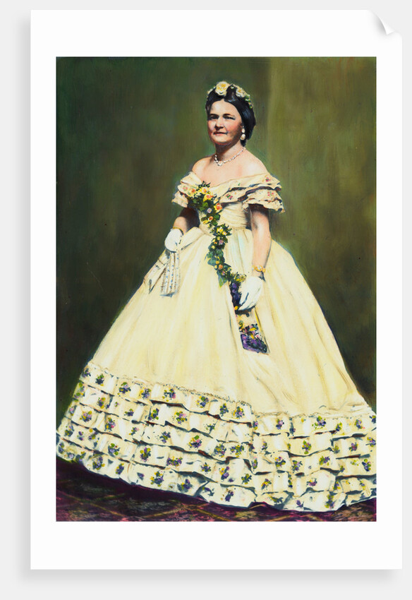 Color Illustration of Mary Todd Lincoln by Anonymous