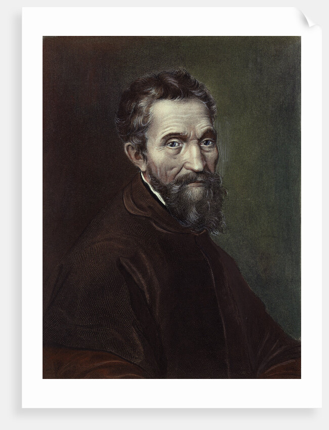 Portrait of Michaelangelo Buonorotti by Anonymous