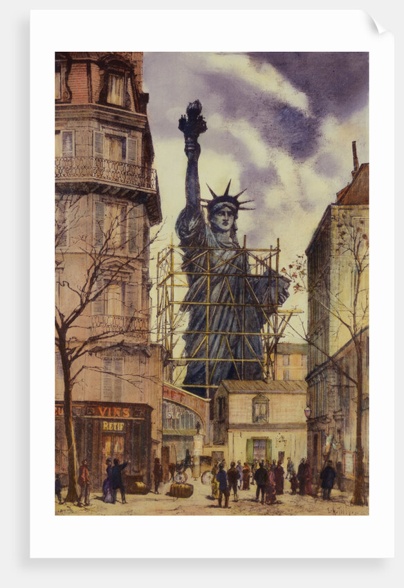 Statue of Liberty Preparing for Shipment by Anonymous