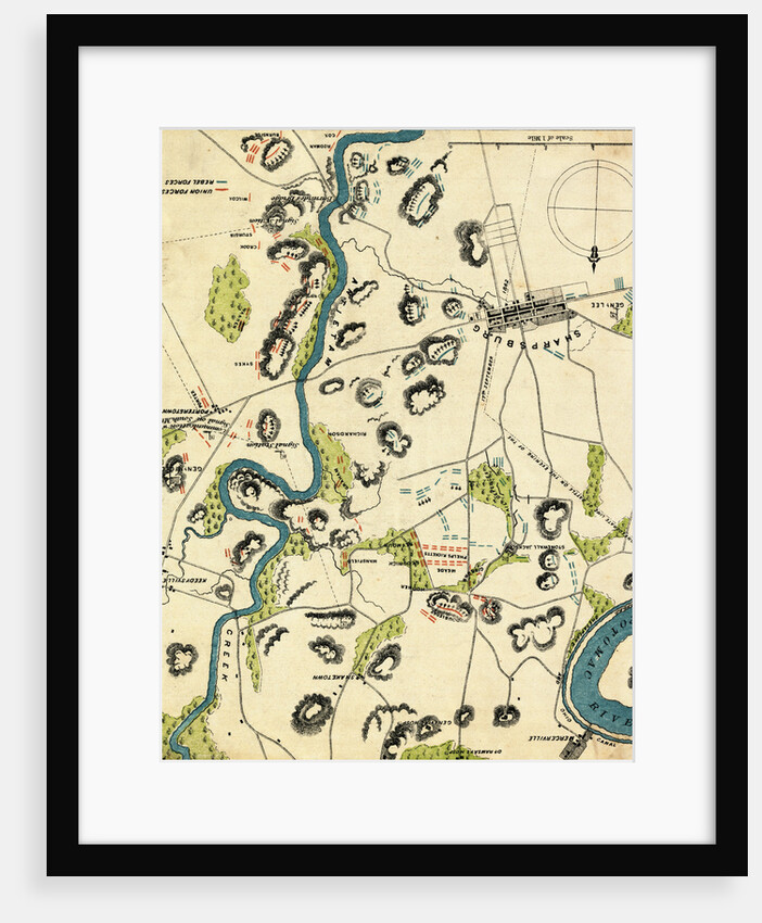 Map of Battlefield at Antietam by Anonymous