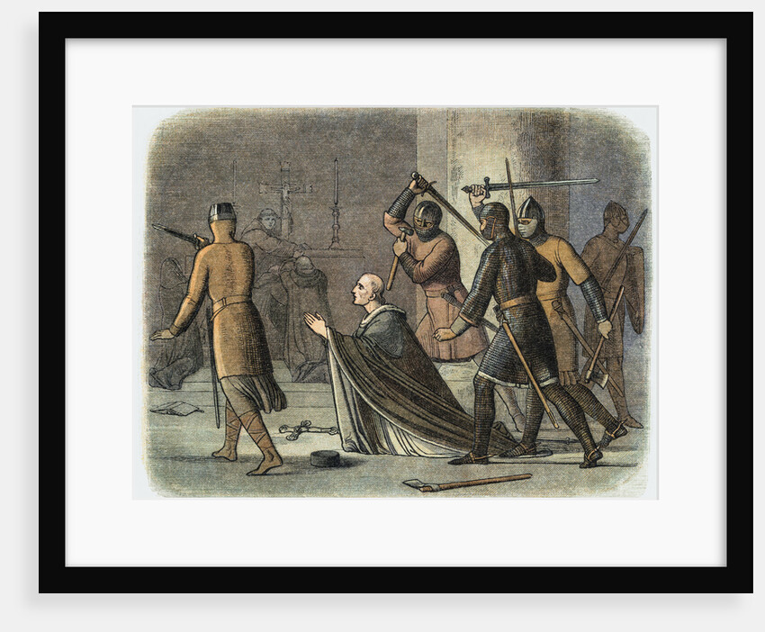 Soldiers Attacking Thomas Becket by Anonymous