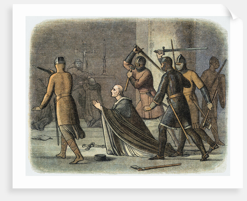 Soldiers Attacking Thomas Becket by Anonymous