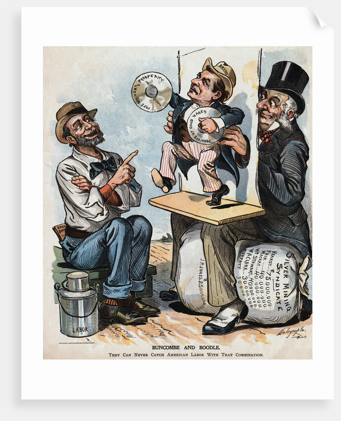 1896 Political Cartoon by Anonymous