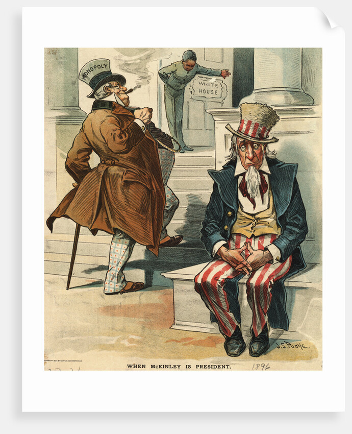 When McKinley is President Political Cartoon by J.S. Pughe