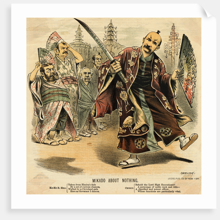 Grover Cleveland in Japanese Costume by Anonymous