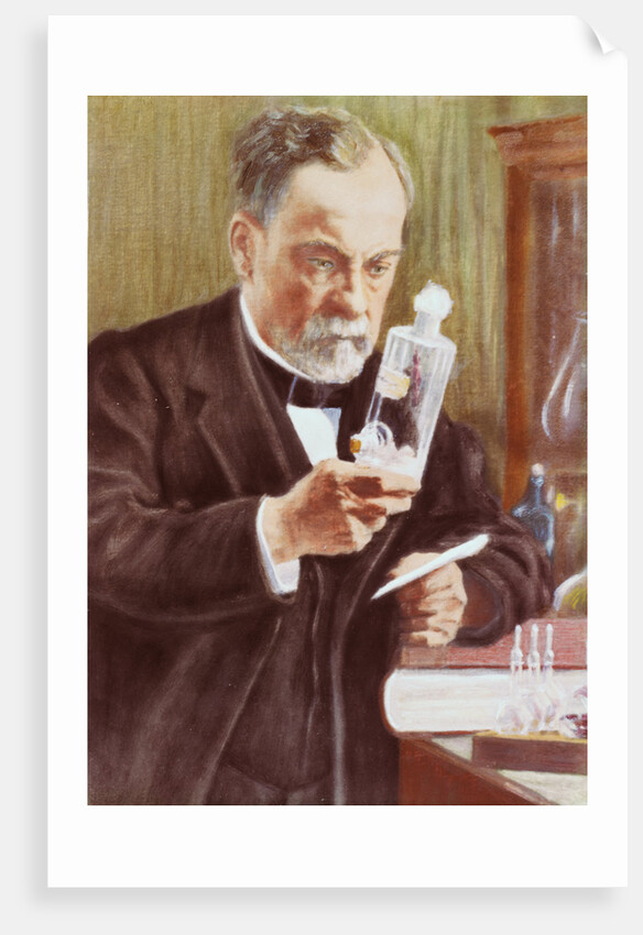 Detail of Louis Pasteur in His Laboratory by Albert Edelfelt