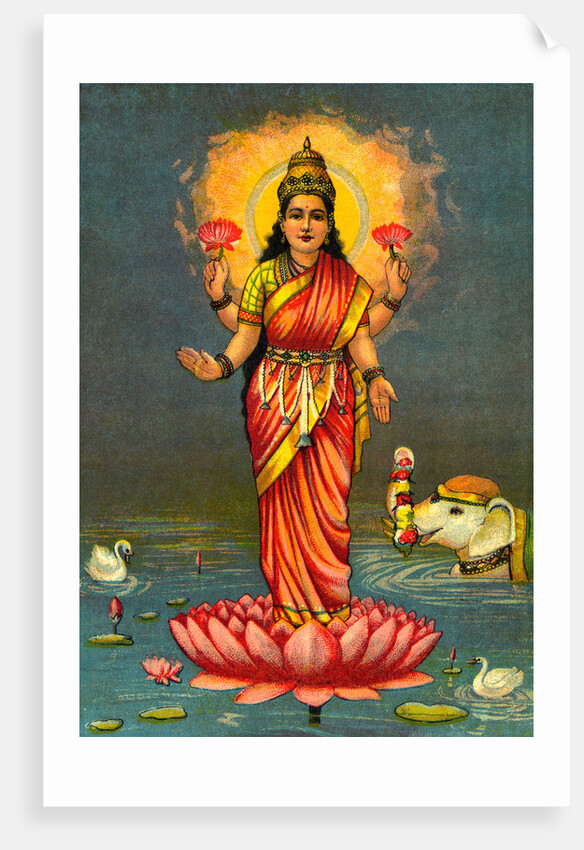 Portrait of Laskshmi by Anonymous