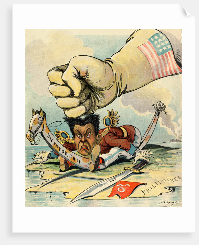 Depiction of United States Stopping Emilio Aguinaldo by Anonymous