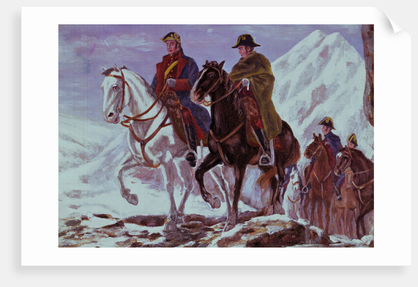 San Martin Leading His Army by Anonymous