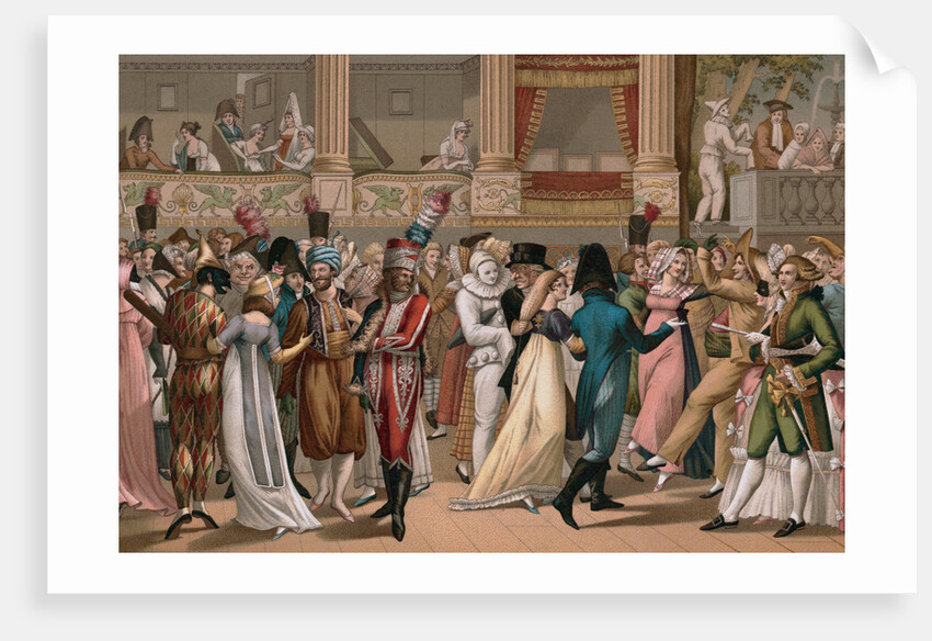 People Dancing at Opera in the 1800s by Anonymous