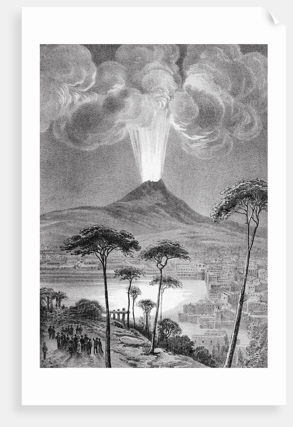 Eruption of Vesuvius by Anonymous