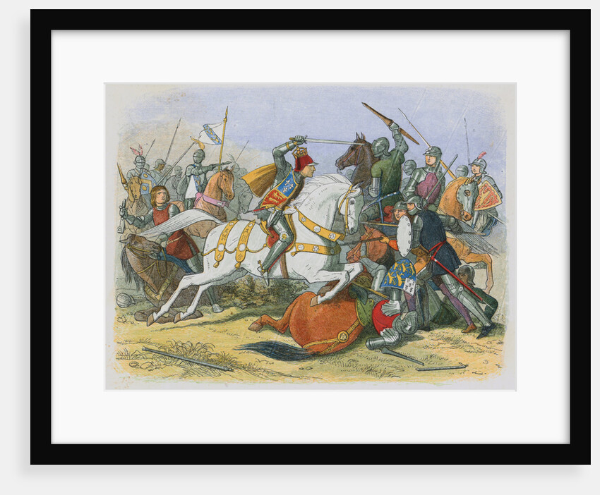 England's Richard III and His Men During a Battle by Anonymous