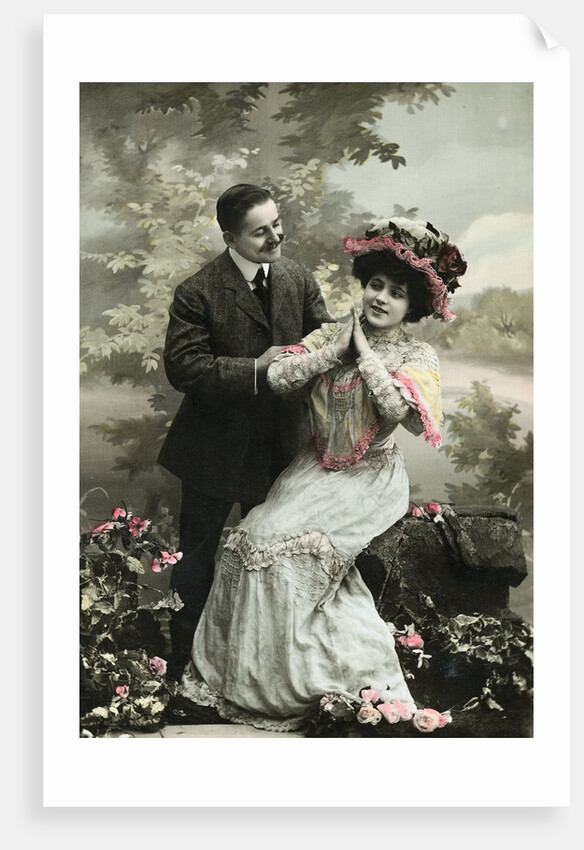 Courting Couple by Anonymous