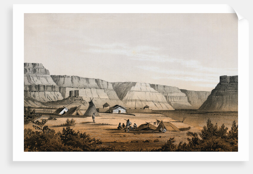 Portrait of the Old Fort Walla Walla by Anonymous