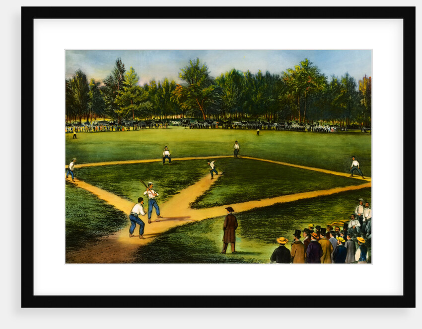 Illustration of Baseball Game by Anonymous