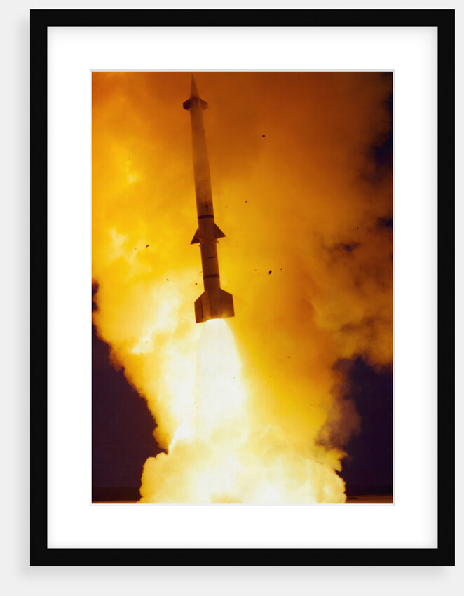 Spartan Missile Launching From Meck Island by Anonymous