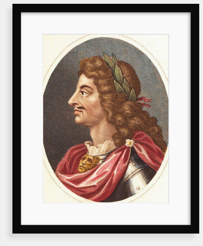 Illustrative Profile of Charles II as King of England by Anonymous