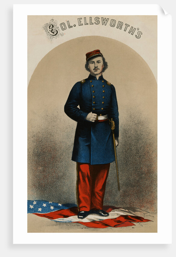 Portrait of Elmer Ephraim Ellsworth by Anonymous