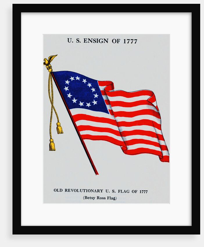 United States Old Revolutionary Flag by Anonymous