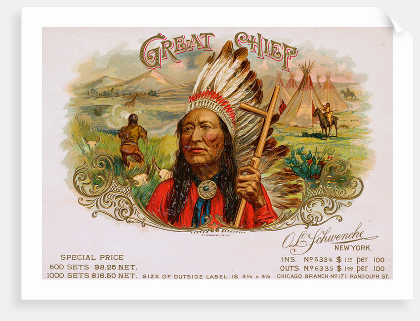 Great Chief Cigar Advertisement by Anonymous