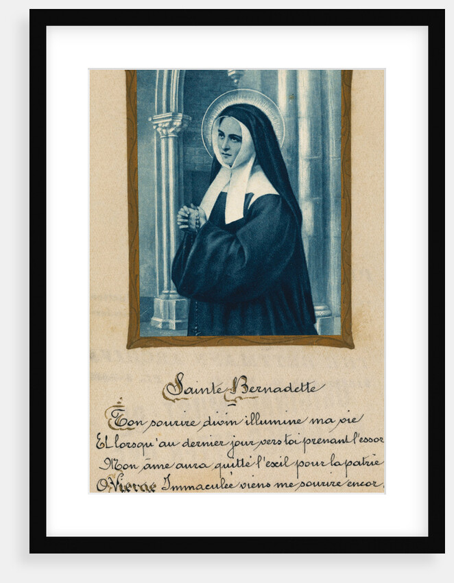 St. Bernadette of Lourdes by Anonymous