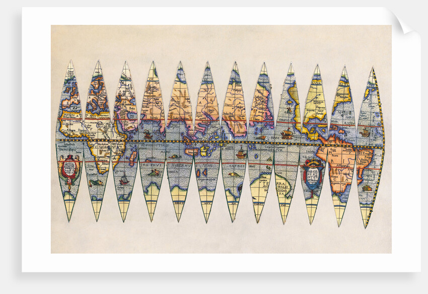 Early Map of the World by Anonymous