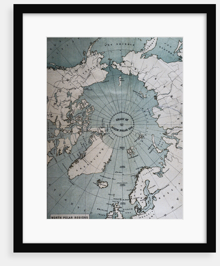 Map Showing the North Polar Sea by Anonymous