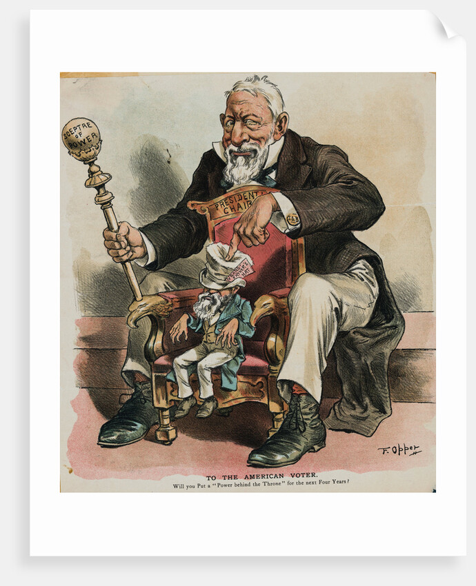 Political Cartoon Depicting Politician James Blaine by Anonymous