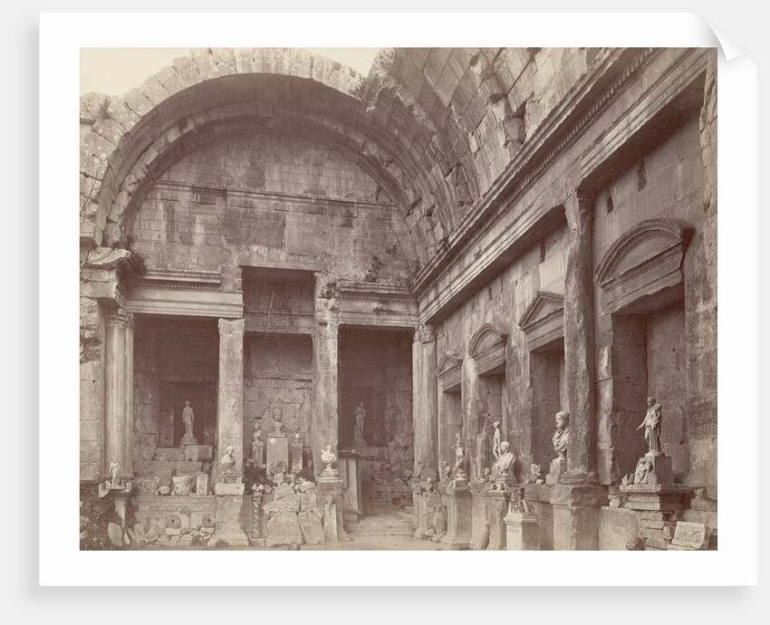 Interior of Temple of Diana by Anonymous