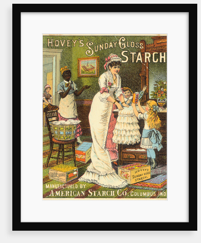 Illustrated Advertisement for Starch by Anonymous