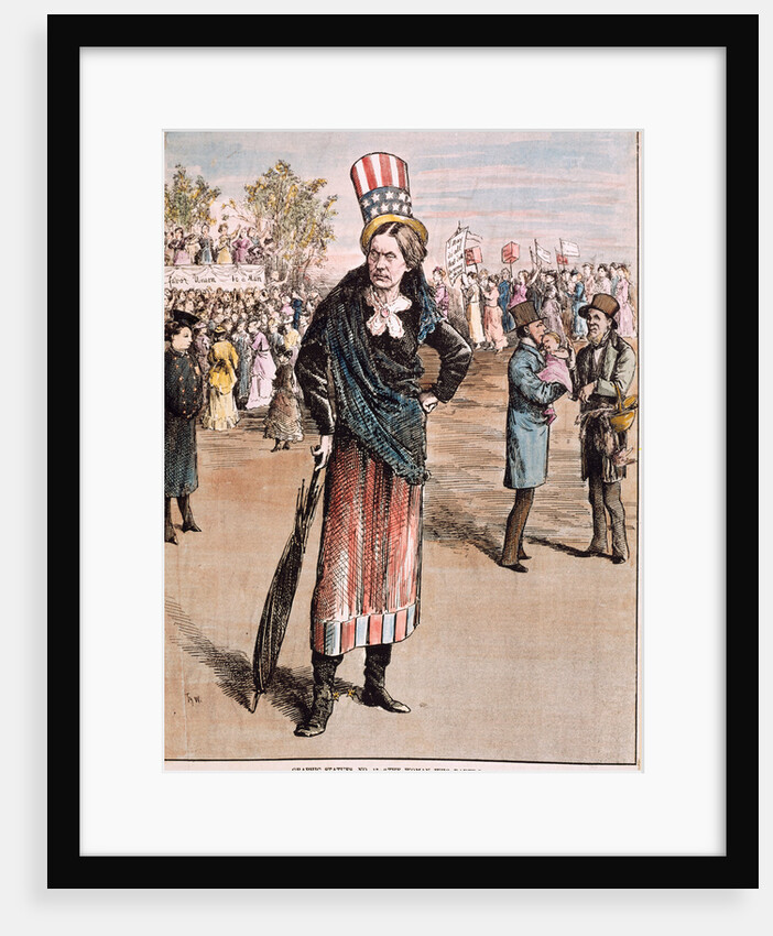 Susan B. Anthony Standing Stern by Anonymous
