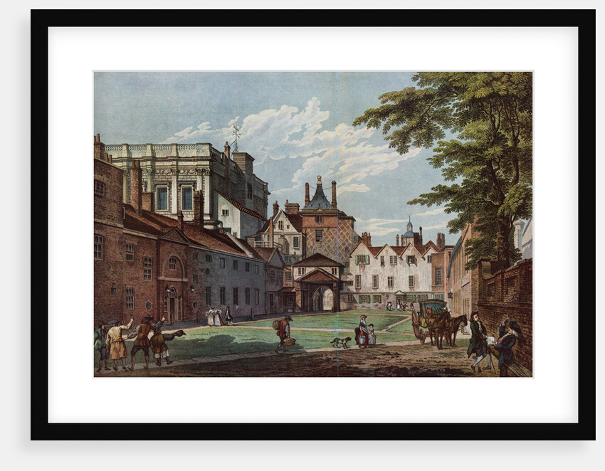Pedestrians and Citizens Outside Scotland Yard Hall by Anonymous