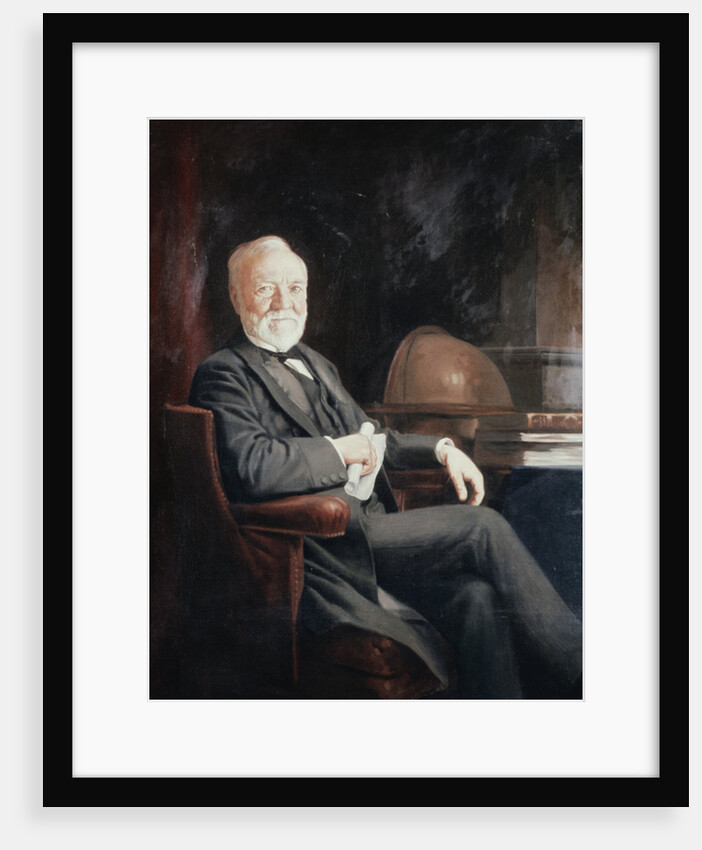 Andrew Carnegie in His Office by Anonymous