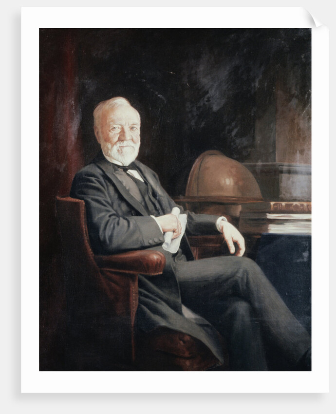 Andrew Carnegie in His Office by Anonymous