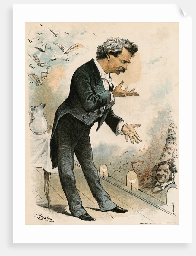 Mark Twain Performing by Anonymous